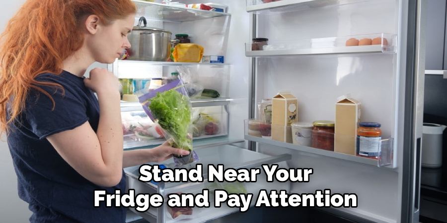 Stand Near Your
Fridge and Pay Attention