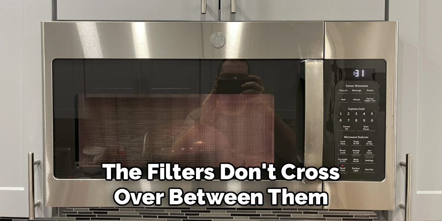 The Filters Don't Cross
Over Between Them