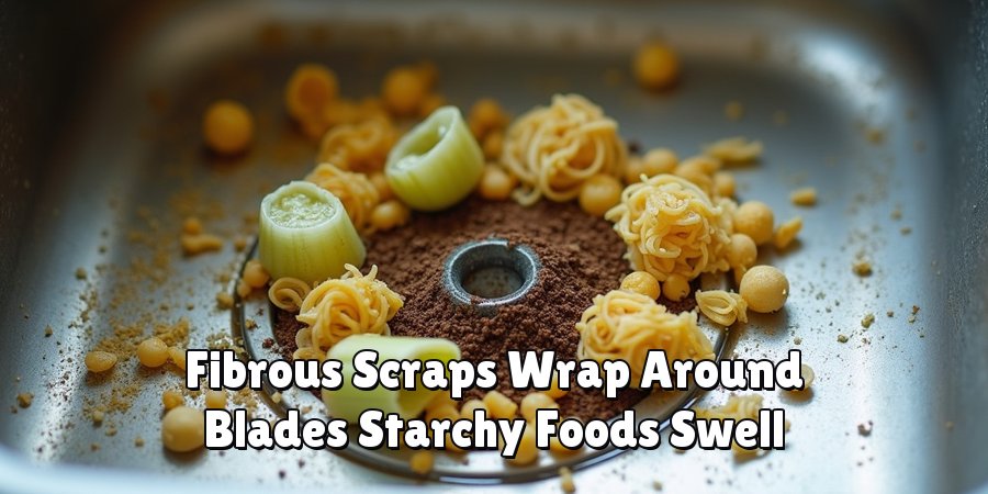 Fibrous Scraps Wrap Around Blades Starchy Foods Swell