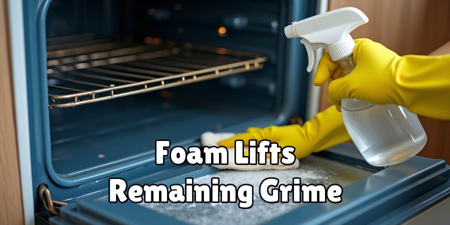 Foam Lifts Remaining Grime