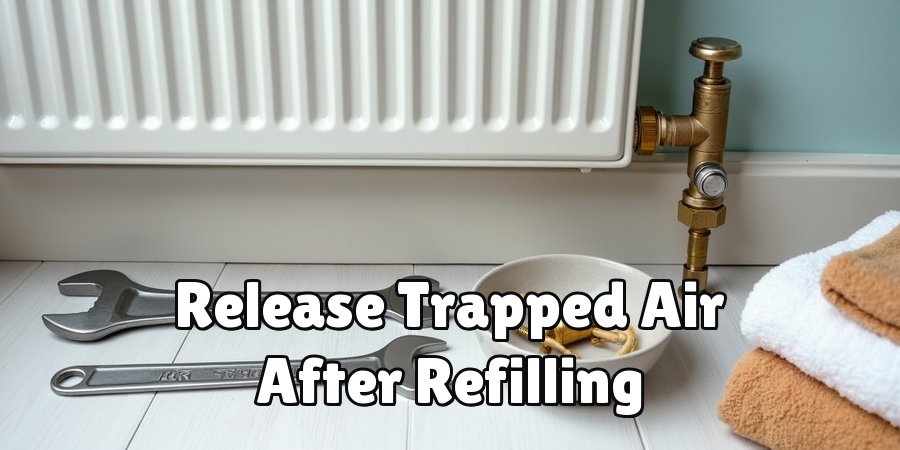 Release Trapped Air After Refilling