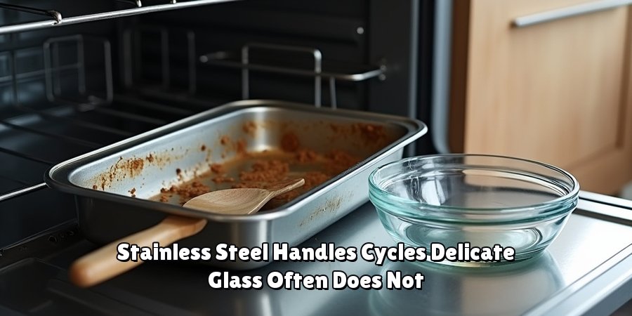 Stainless Steel Handles Cycles Delicate Glass Often Does Not