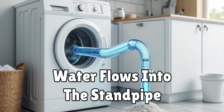 Water Flows Into The Standpipe